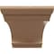 Ekena Millwork 9"W x 18"D x 9"H Wide Hughes Rough Cedar Woodgrain TimberThane Corbel, Primed Tan CORUR09X18X09HUGRCPR - alternate 6